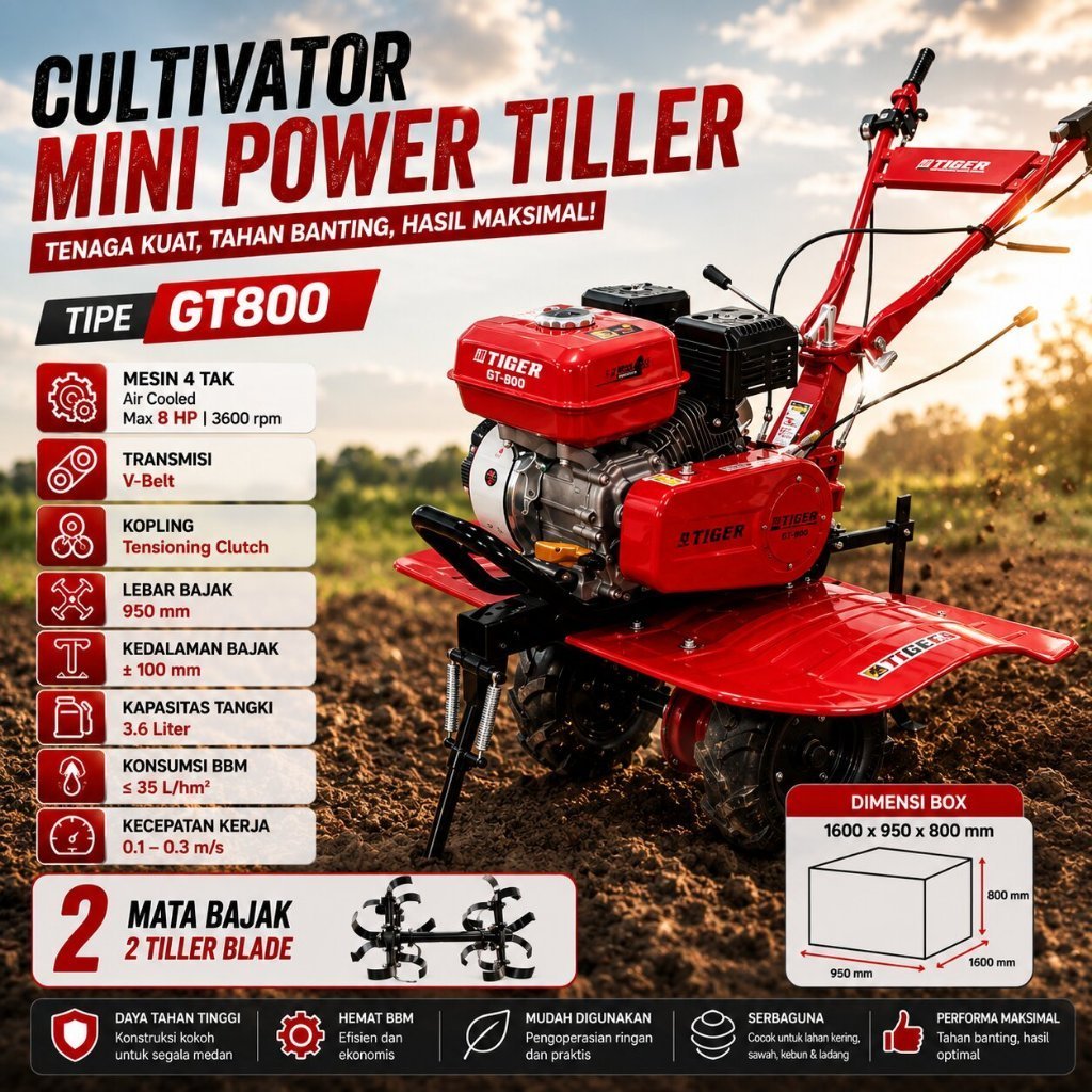 CULTIVATOR (TIGER) GT800