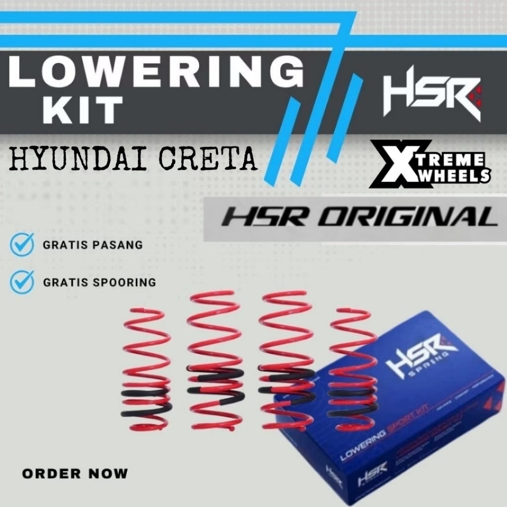 Lowering Kit Hyundai Creta HSR Wheels