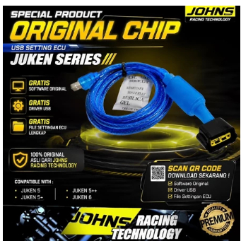 KABEL SETING JUKEN 6 JUKEN 5++ KABEL USB JUKEN 5+ SETING DI LAPTOP