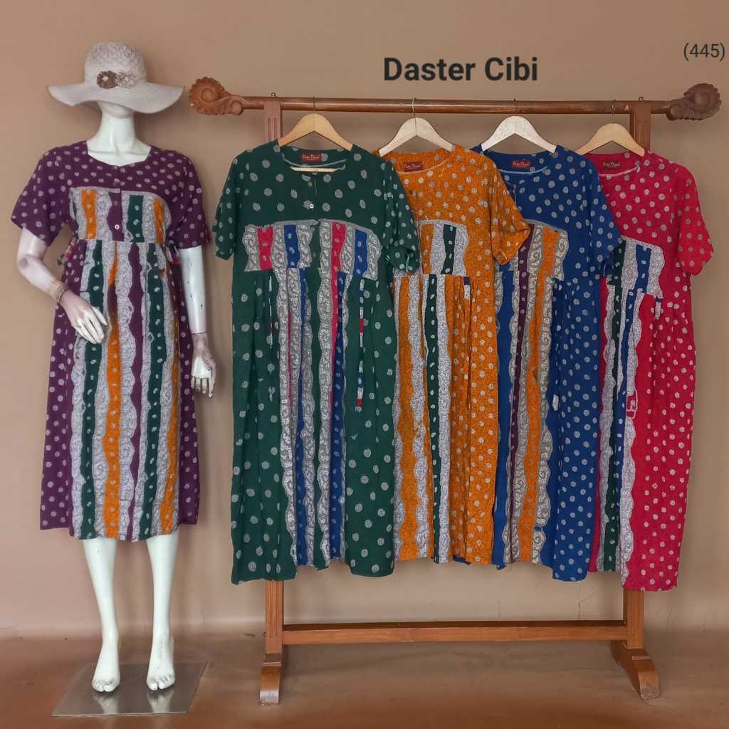 Daster Cibi By Putri Diana Busui Resleting Bahan Rayon Halus Terbaru Terlaris Asli Pekalongan