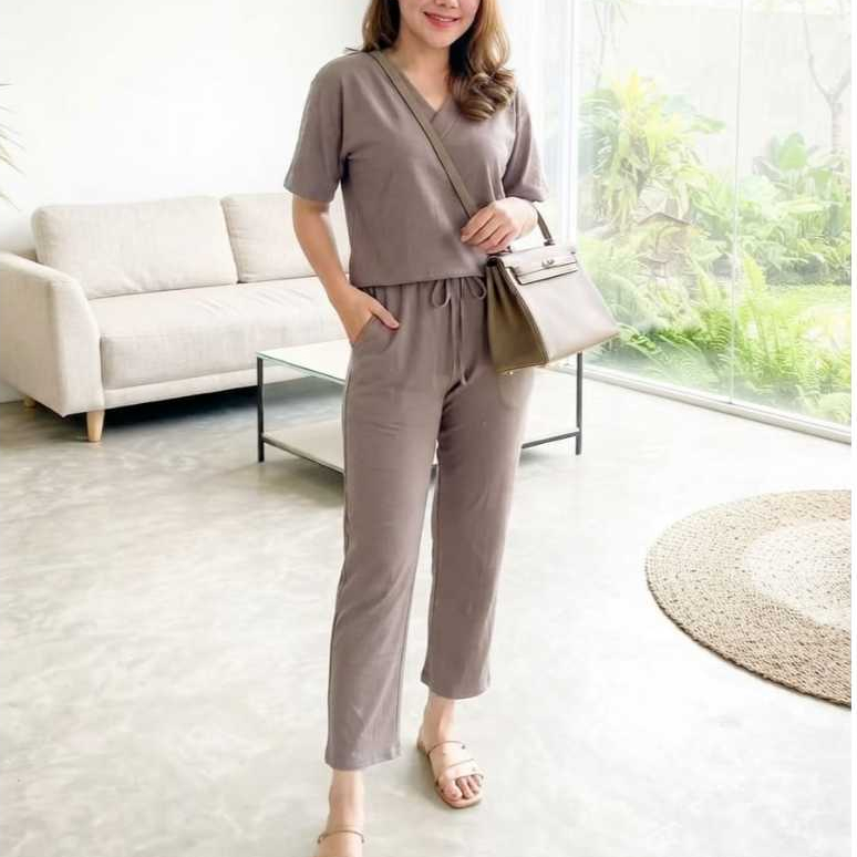 ONE SET TERBARU ONE SET KNIT SETELAN WANITA SETELAN KOREA TERBARU
