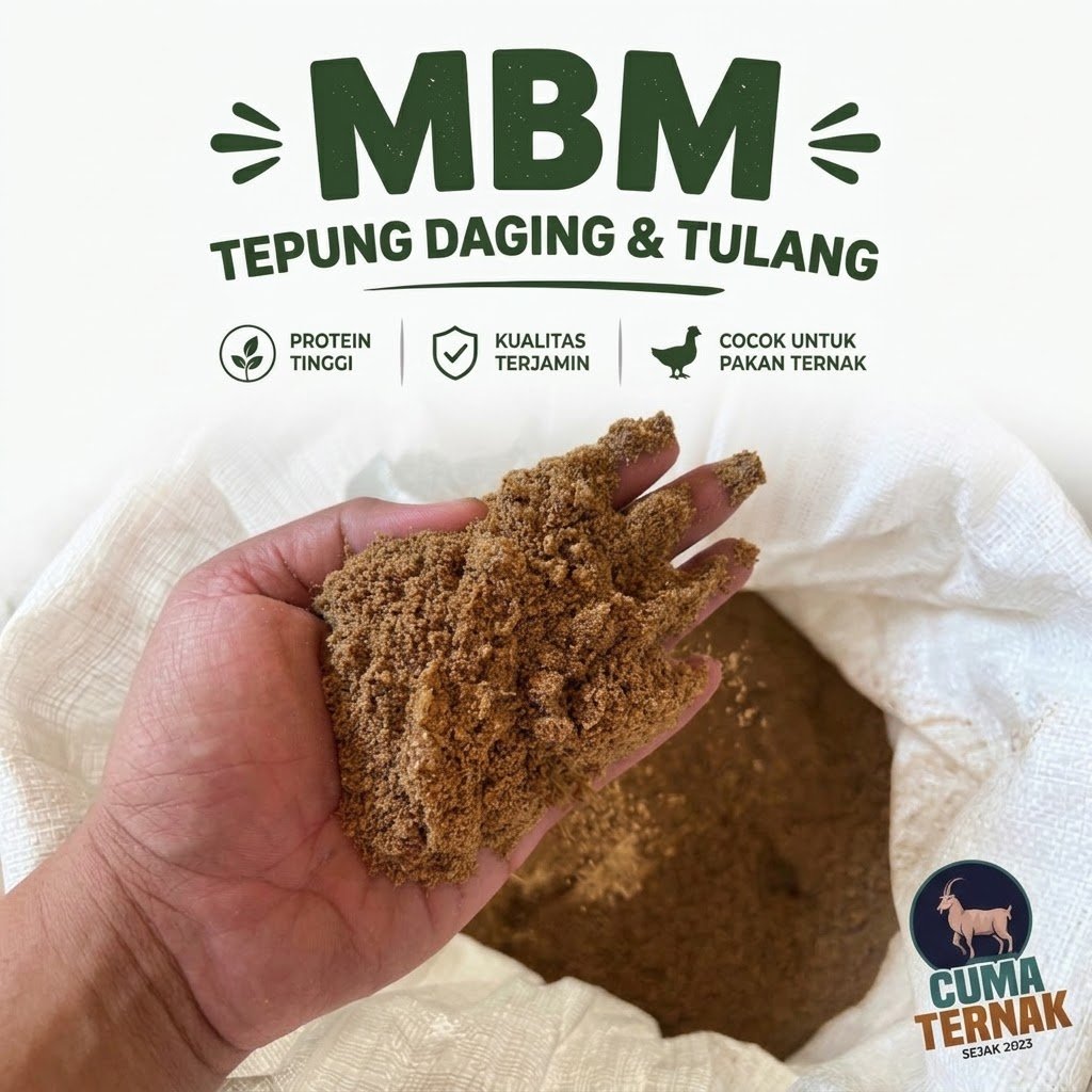 [PREMIUM] MBM (Meat and Bone Meal) Tepung Daging dan Tulang Pakan Ternak High Protein