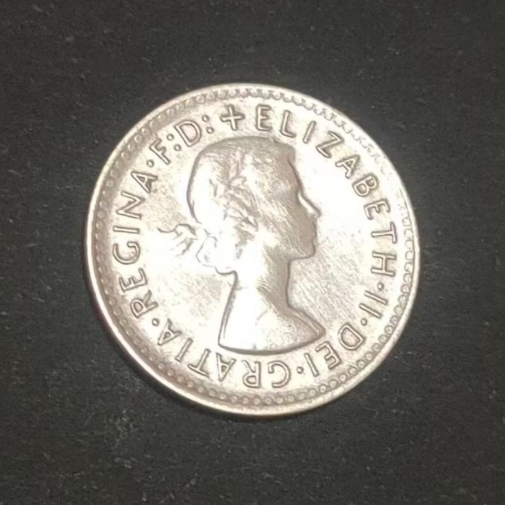 koin perak 3 pence 1961