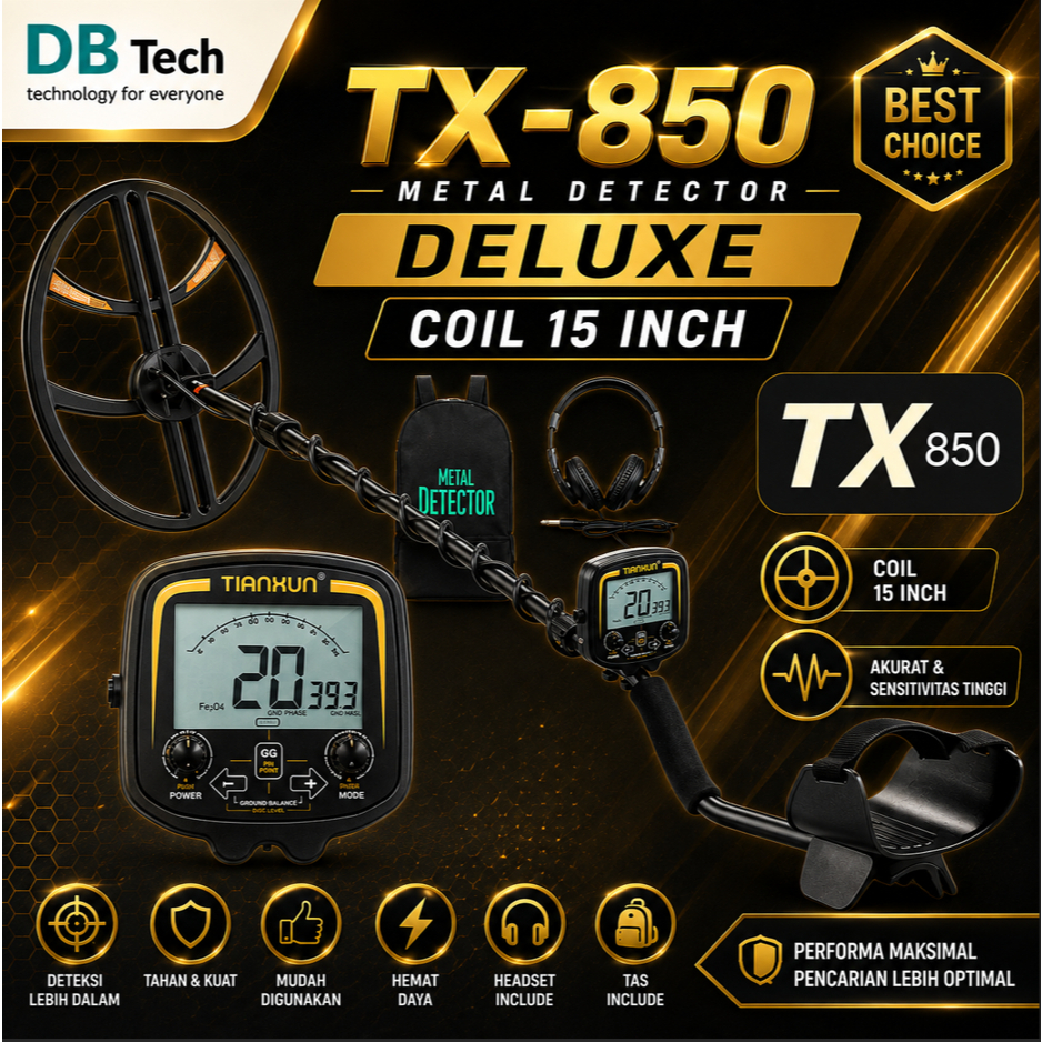 METAL DETECTOR TX850 OLD FREE BATERAI ORIGINAL TIANXUN METAL DETECTOR TX850 UNDERGROUND ALAT PENCARI