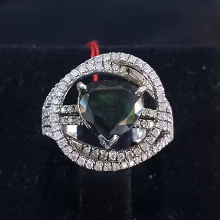 Cincin Berlian Asli Natural Diamond & Berlian Hitam Asli Black Diamond