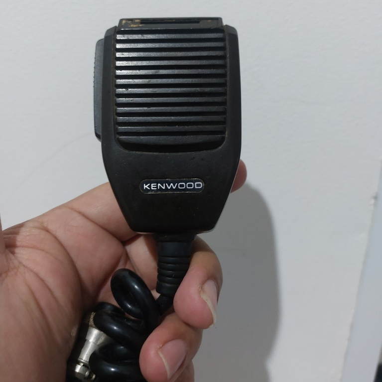 Extramic Kenwood   Buat Radio Hf  All band Ssb  Mic Hf Ori Langka Kenwood Tipe 85s 4 pin Made in Jap