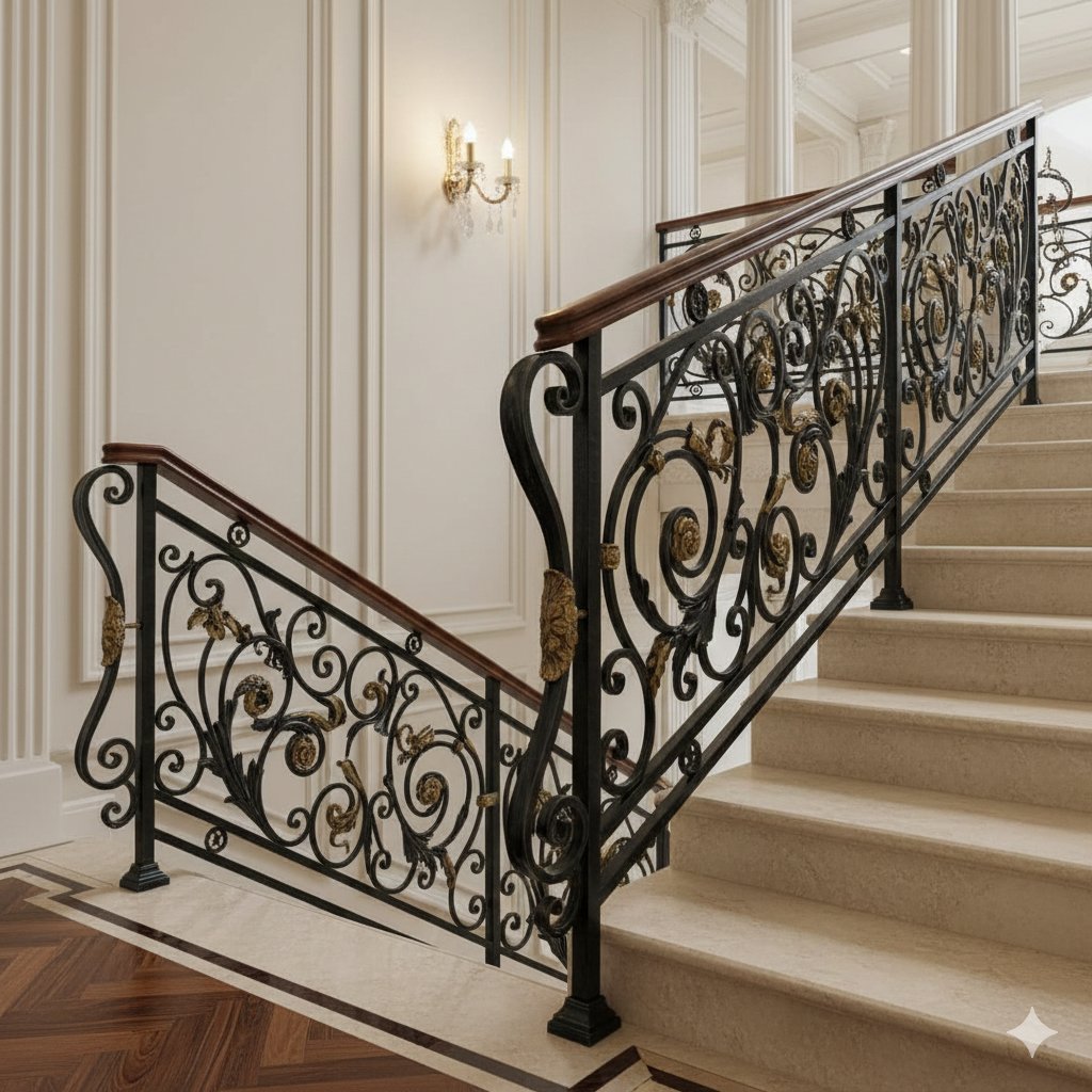 Railing Tangga Virkan Minimalis Kokoh untuk Rumah Modern