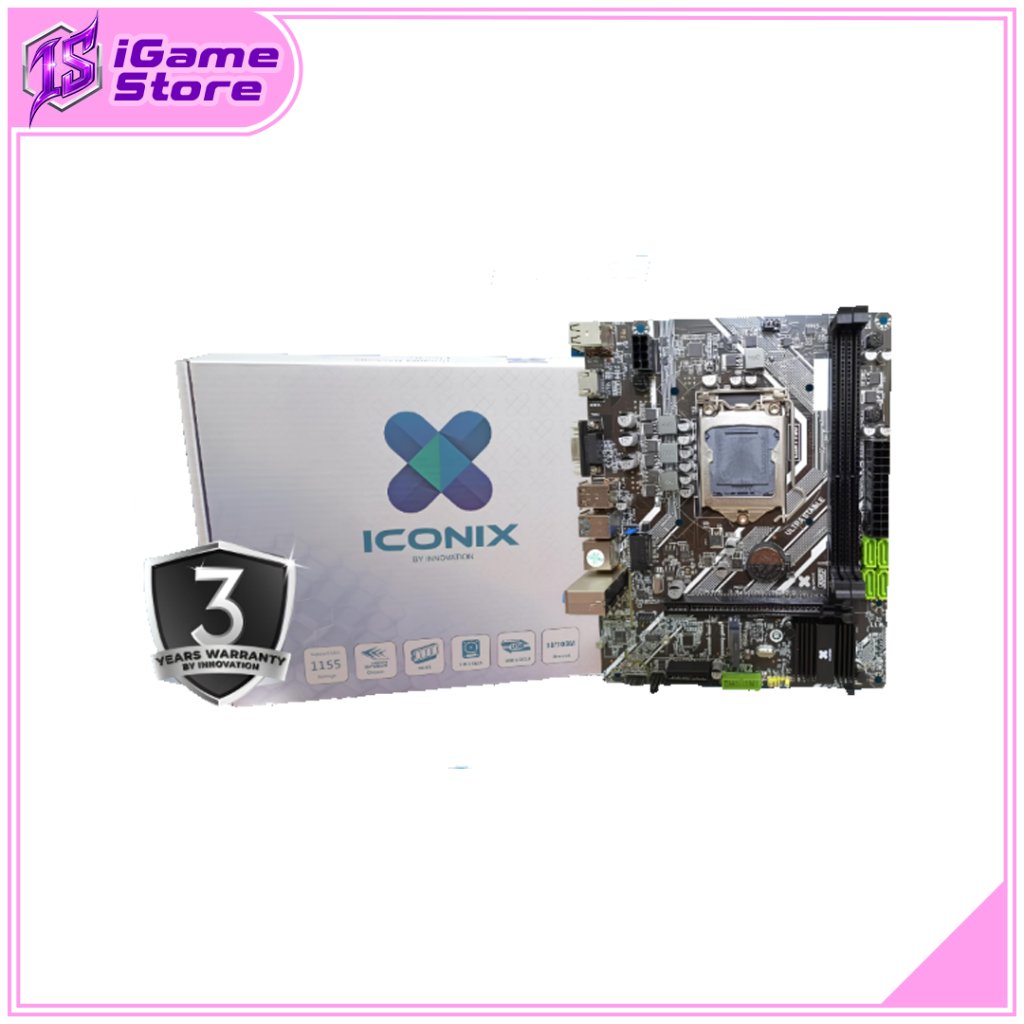 Motherboard Iconix H61 Slot Nvme ( LGA 1155 )
