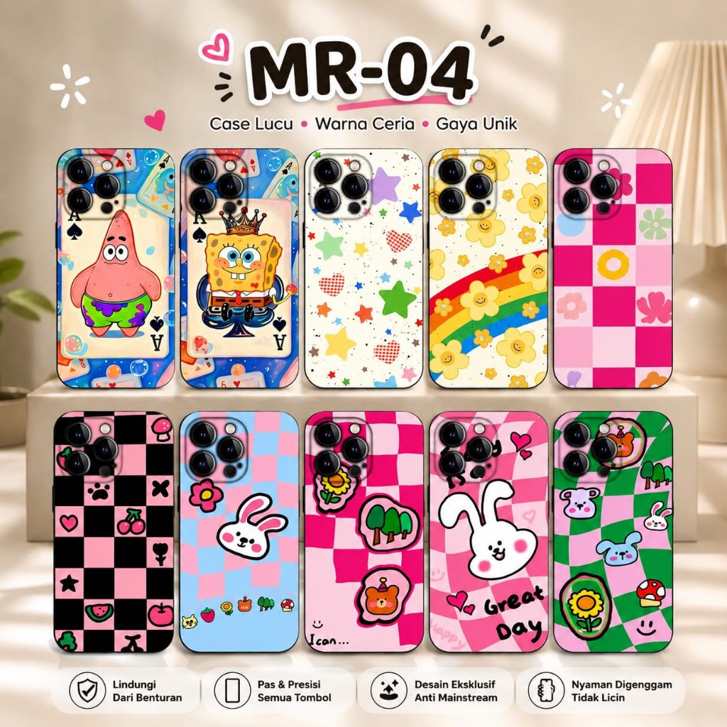 Case HP Motif Lucu Cute Cartoon Kompatible for Redmi 2S Redmi 4A Redmi 6A Redmi 6 Redmi 8A Redmi A1 