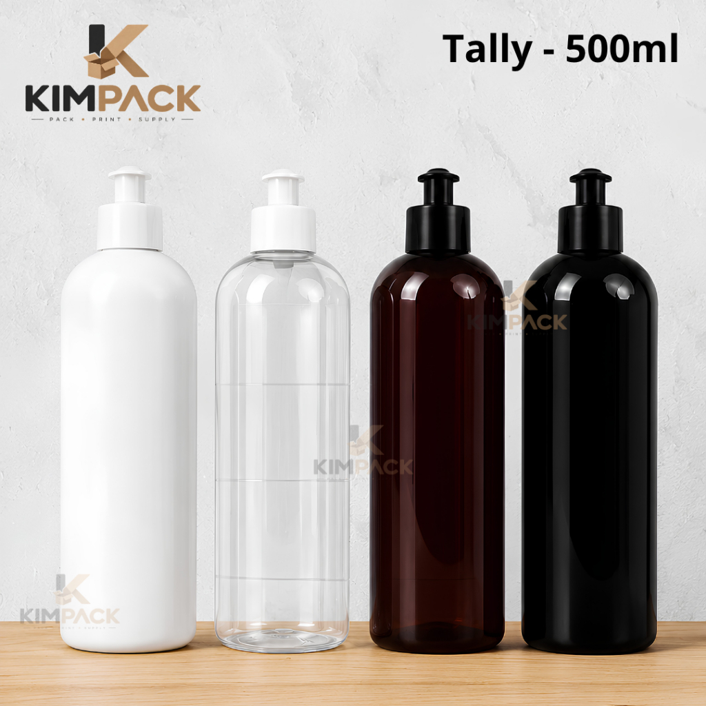 KIMPACK - TALLY Botol Sunlight Up and Down Tutup Tarik 500ml N28 Model Tinggi / Botol PET 500ml Flip