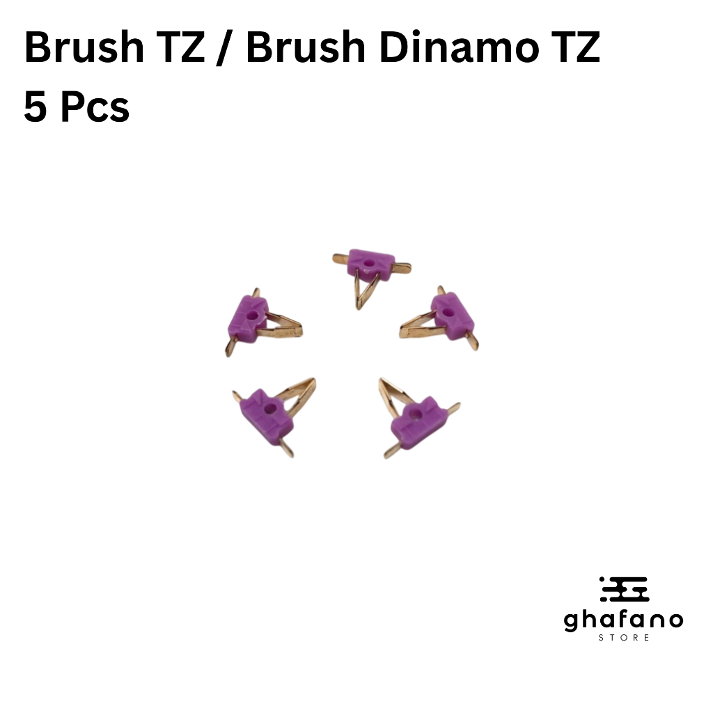 Brush Dinamo TZ / Bras Jadi TZ Set Dinamo Mini 4WD (Isi 5 Pcs)