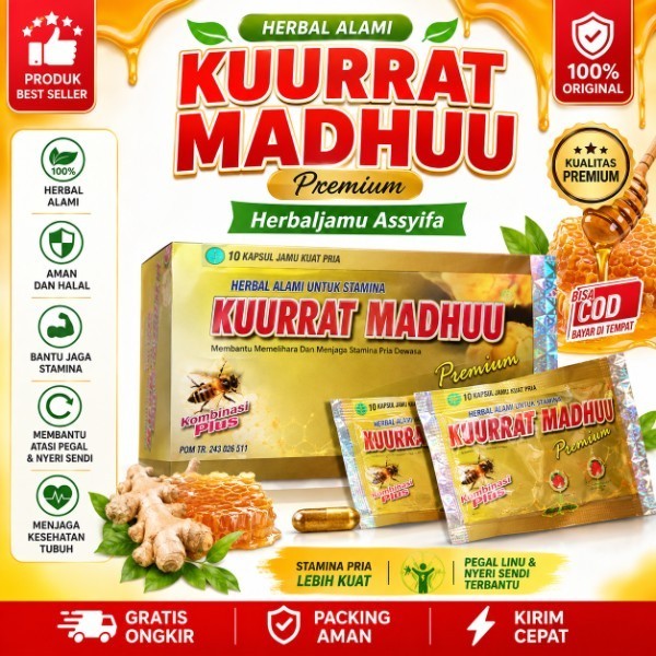Madu Premium Gold Urat Madu Terbaru Original Isi 15 Sachet KAPSUL