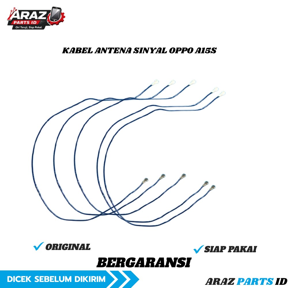 Kabel Antena Sinyal OPPO A15s Original Copotan Bekas Araz Parts ID