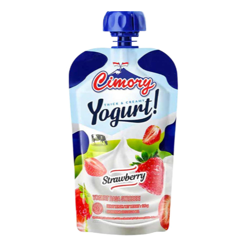 CIMORY SQUEEZE STRAWBERRY 120GR