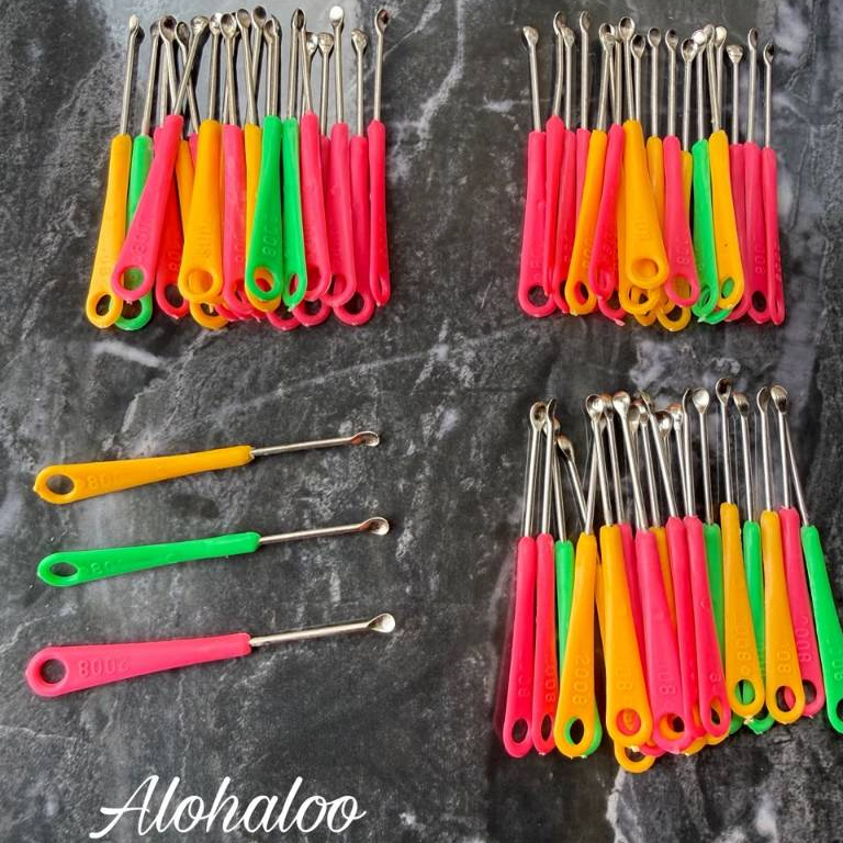 Alohaloo - Korek Kuping / Pembersih Telinga / Korek Kuping Besi / Korekan Kuping Besi / Korek Teling