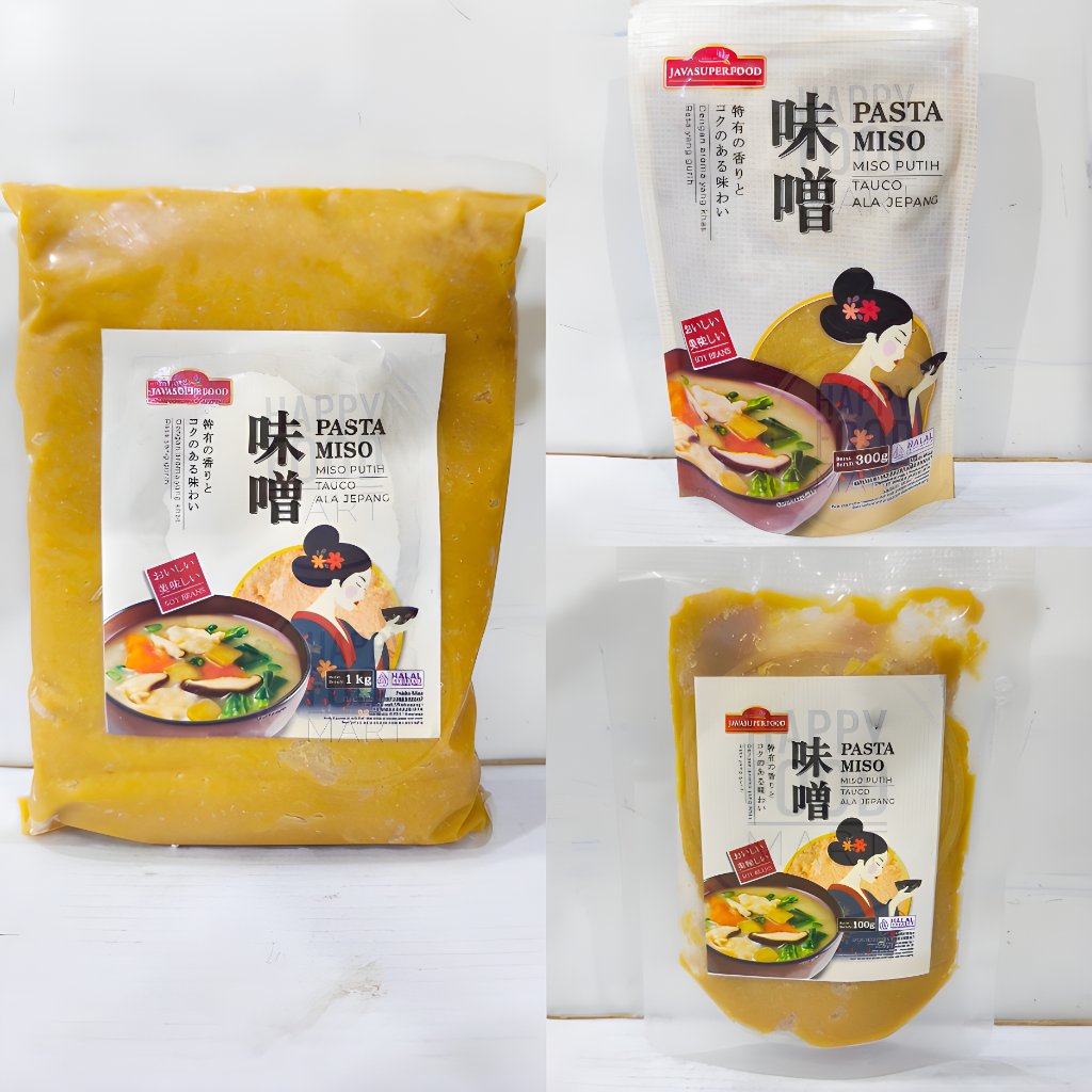 [HALAL] JAVA SUPER FOOD PASTA MISO PUTIH/TAUCO JEPANG SUP RAMEN UDON/MISO PASTE