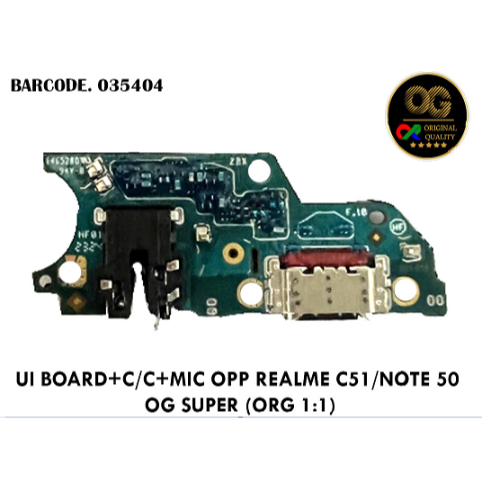 UI BOARD+C/C+MIC OPP REALME C51/NOTE 50 OG SUPER (ORG 1:1)