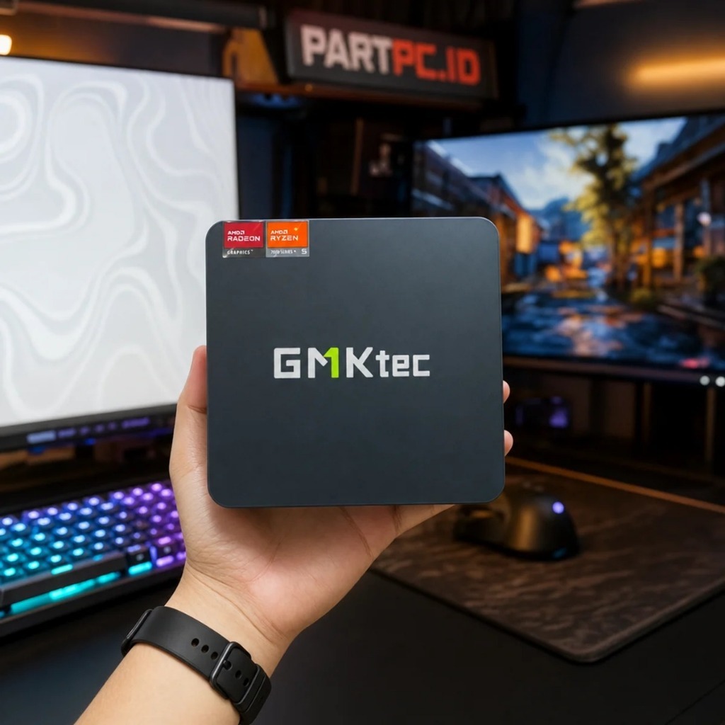Mini PC GMKtec NucBox M6 AMD Ryzen 5 6600H RAM 32GB DDR5 SSD 512GB NVMe - Bekas Like New Fullset