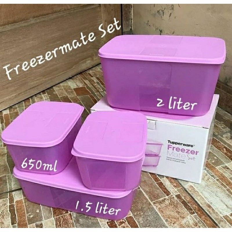 frezeer mate set tupperware wadah frezer
