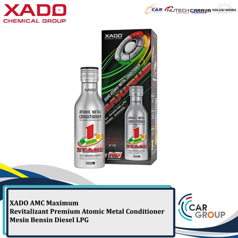 XADO AMC Maximum Revitalizant Premium Atomic Metal Conditioner Mesin Bensin Diesel LPG