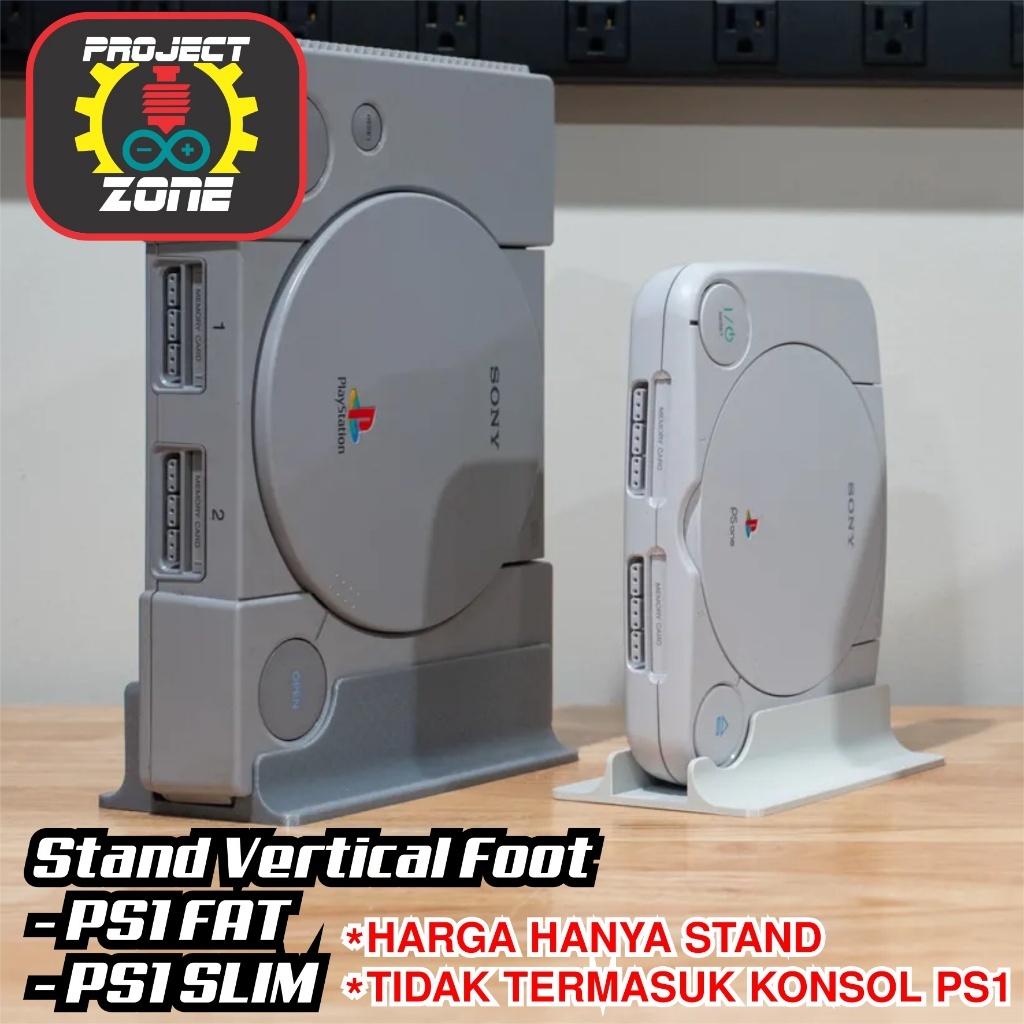 Stand Vertical Foot Kaki Berdiri Playstation 1 PS1 FAT dan SLIM
