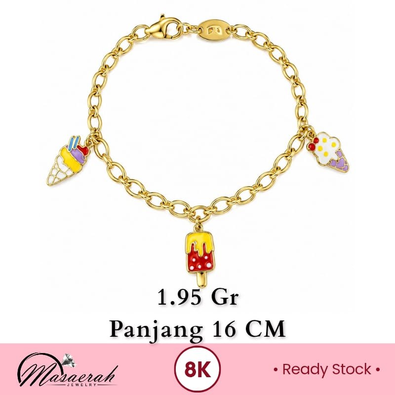 Gelang Rantai Emas 8K - 1.95 Gram S2679