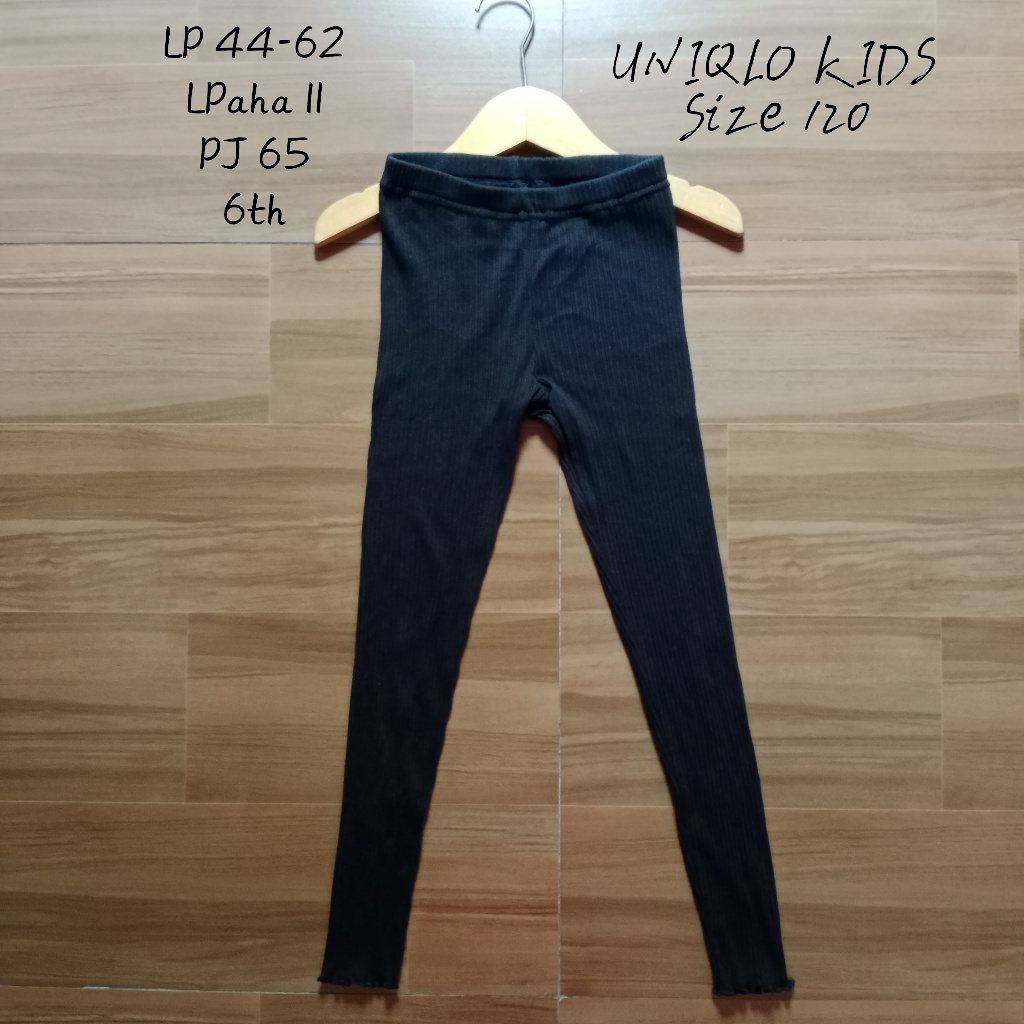 Celana leging rajut knit 6th UNIQLO KIDS
