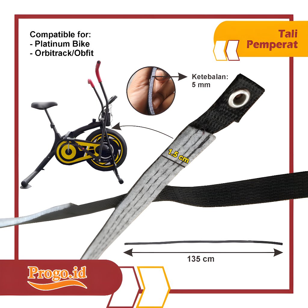 TALI PEMBERAT SEPEDA STATIS PLATINUM BIKE ORBITRACK