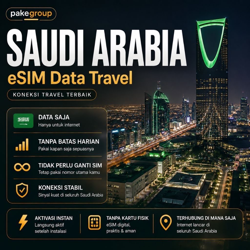 eSIM TRAVEL ROAMING | ARAB SAUDI