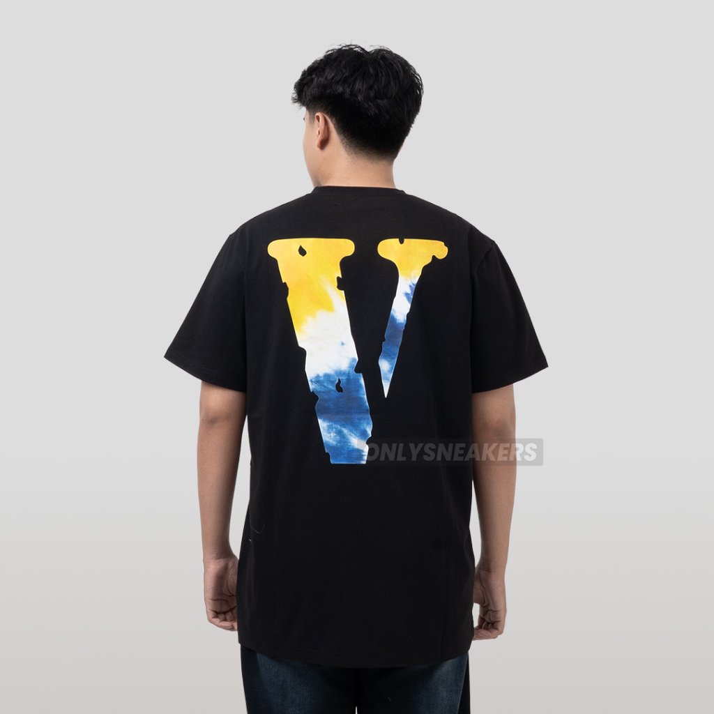 VLONE X FRIENDS TIE DYE BLACK TEE