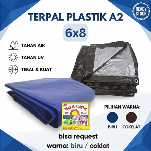 Terpal A2 Uk 6x8 / Terpal Plastik 6x8 / Terpal Proyek / Terpal Uk 6x8 / 6x8