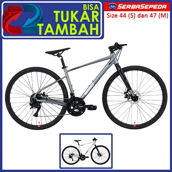 Sepeda Dominate Hybrid RR Verde 700C 18 Speed Frame Alloy