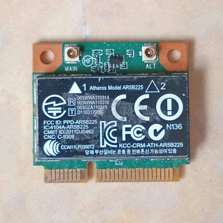Wireless Card For ATHEROS AR5B225 300Mbp