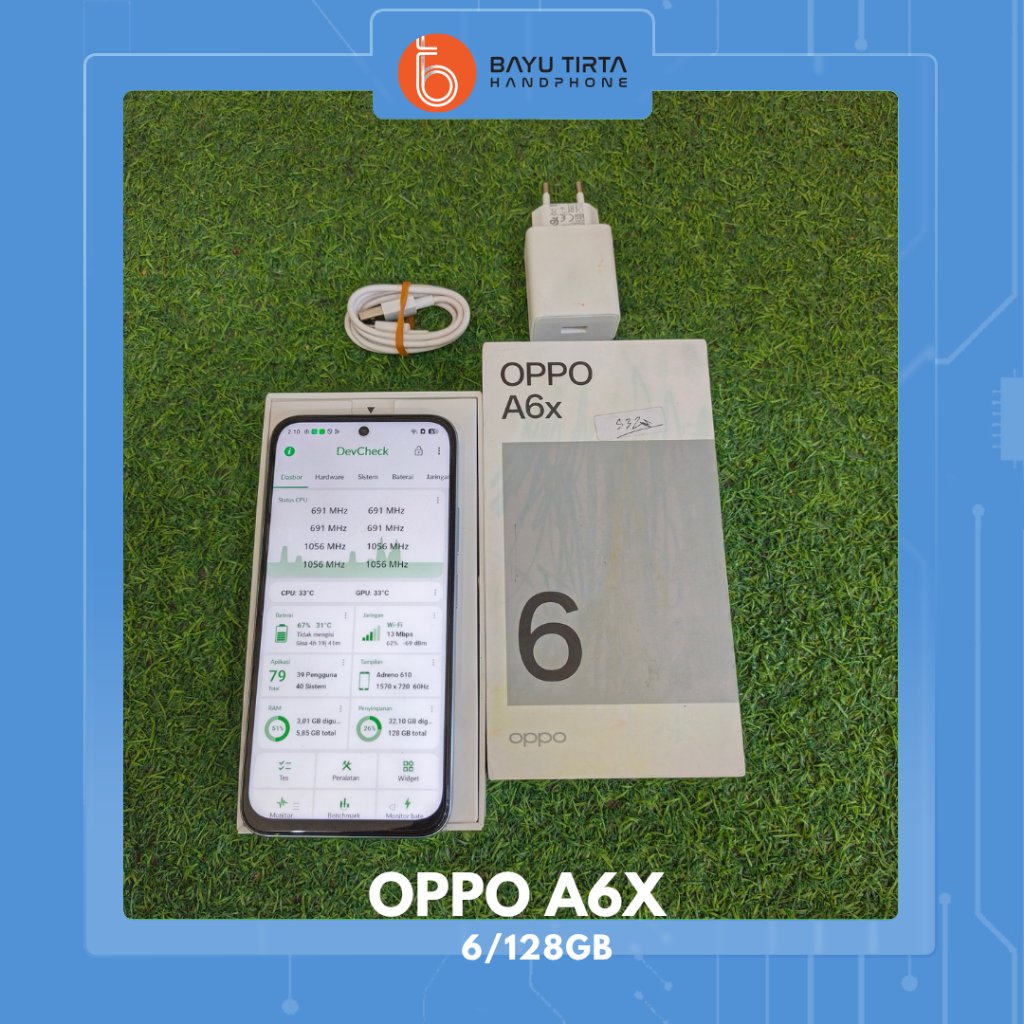 OPPO A6X (6/128GB) | Plum Purple | Second / Bekas | S15