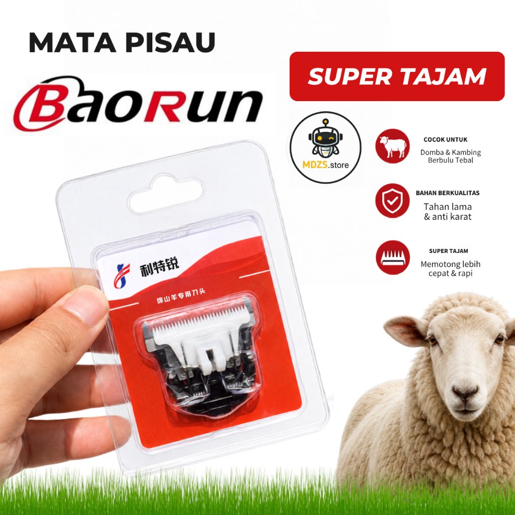 Mata Pisau BAORUN Super Tajam Untuk Baorun P6 / P7 / P9 / S1 - Pisau Clipper Cukur Bulu Hewan Baorun