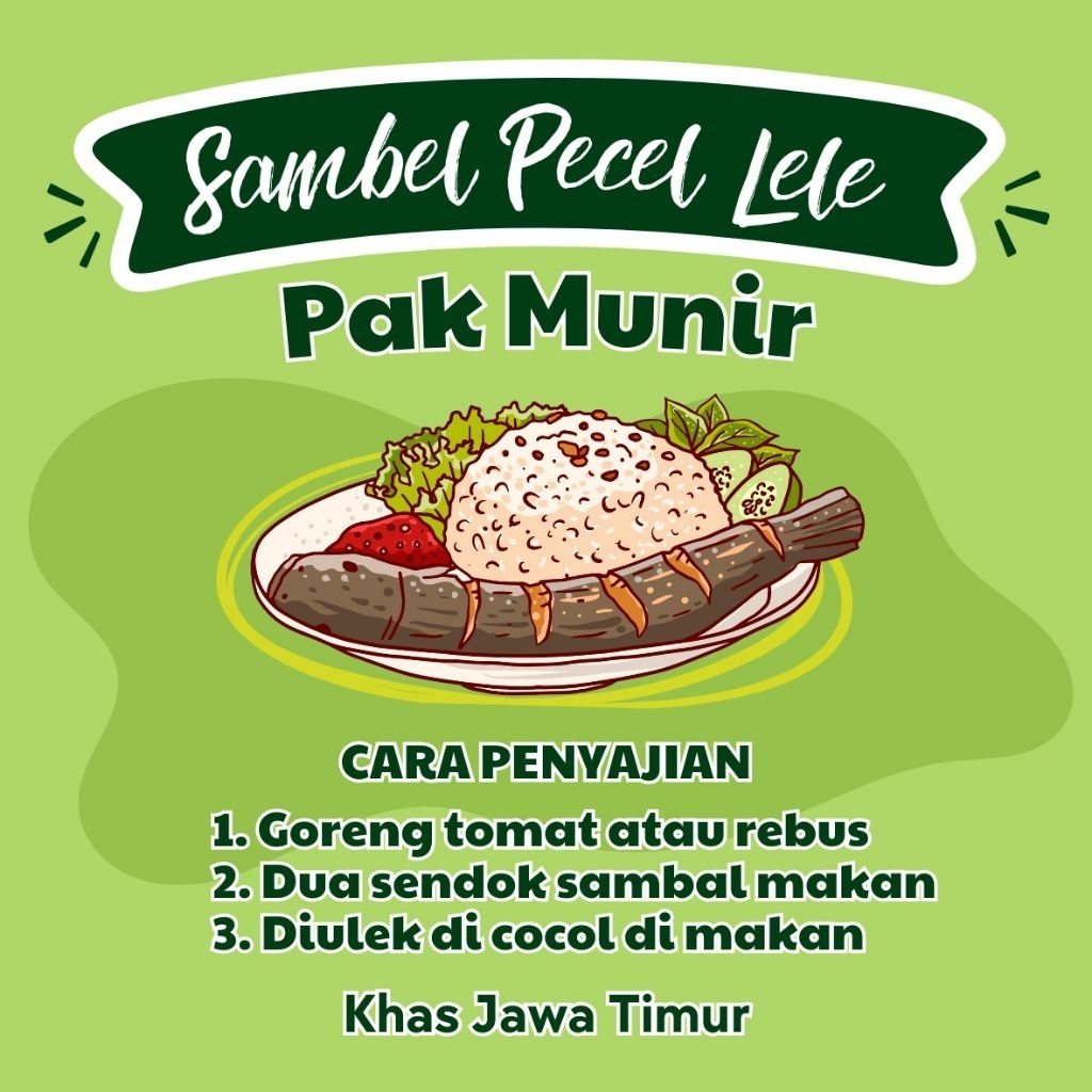 SAMBEL PECEL LELE PAK MUNIR