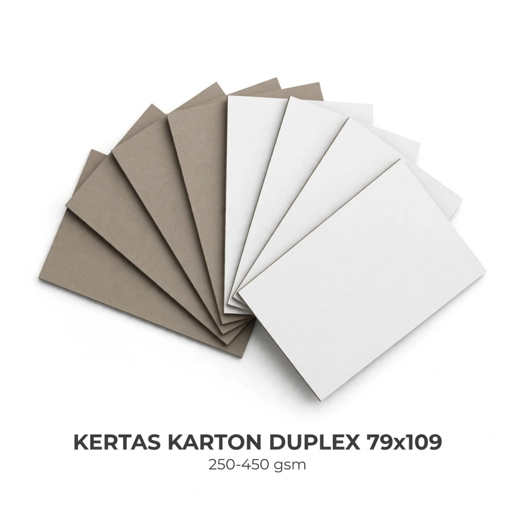 KERTAS KARTON DUPLEX 79x109 250gsm-400gsm