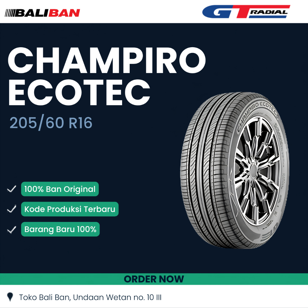 Ban GT Radial Champiro Ecotec 205/60 R16