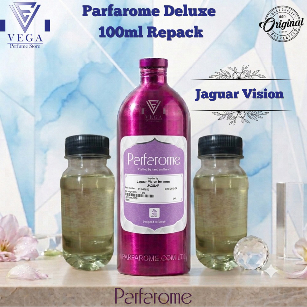 Jaguar Vision Parfarome Deluxe 100ml Repack Murni Bibit