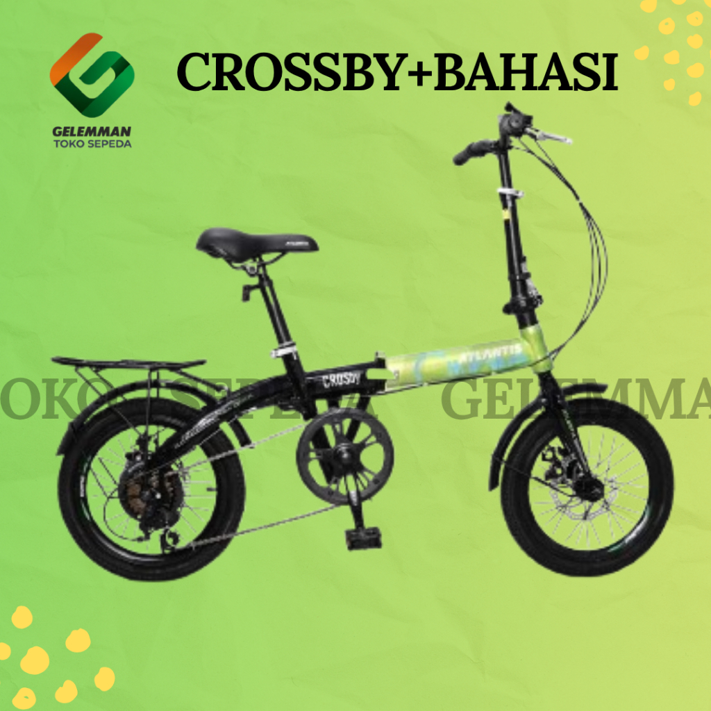 SEPEDA LIPAT CROSSBY Atlantis Bahasi 16" & 20"