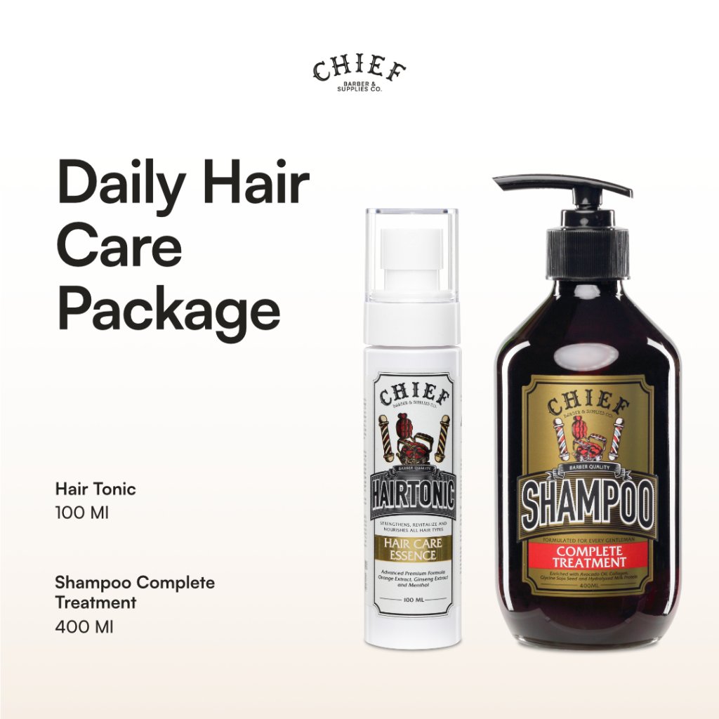 CHIEF Fresh Hair Set - Chief Hairtonic 100ml & Chief Shampoo