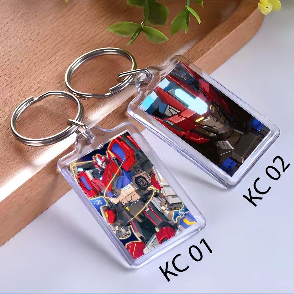 Keychain  Heavy Iron METAL CARDBOT - Keychain ANIMASI - Keychain - Heavy Iron METAL CARDBOT