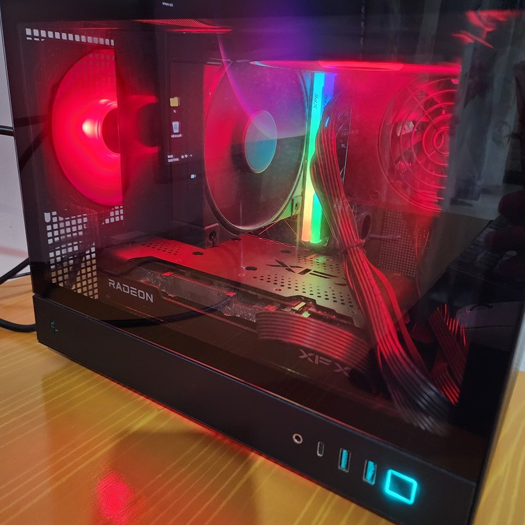 CPU Gaming Rakitan Mini Itx VGA AMD RADEON RX 6600 XT Seken Cek Deskripsi Wajib Cod Jkt