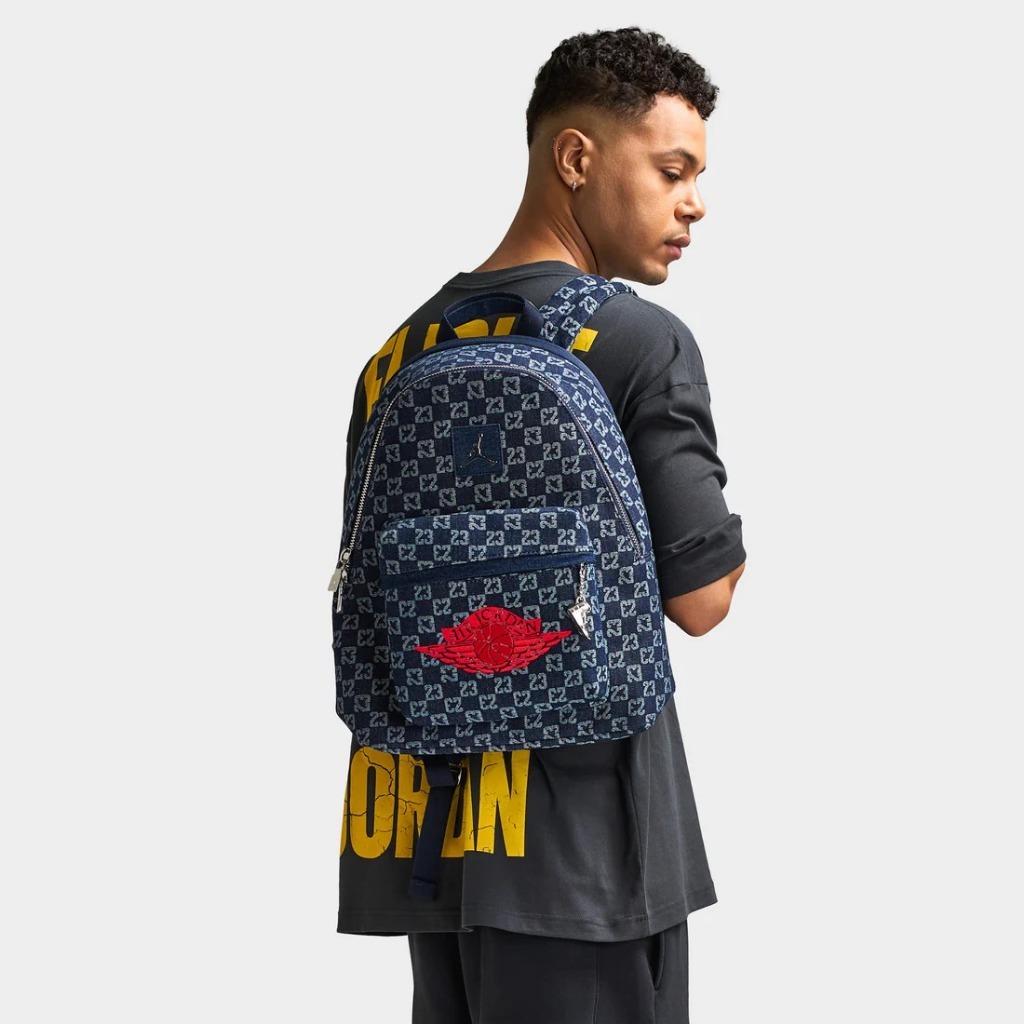 Air Jordan 23 Monogram Backpack Sling Bag Dark Indigo Rinse Original