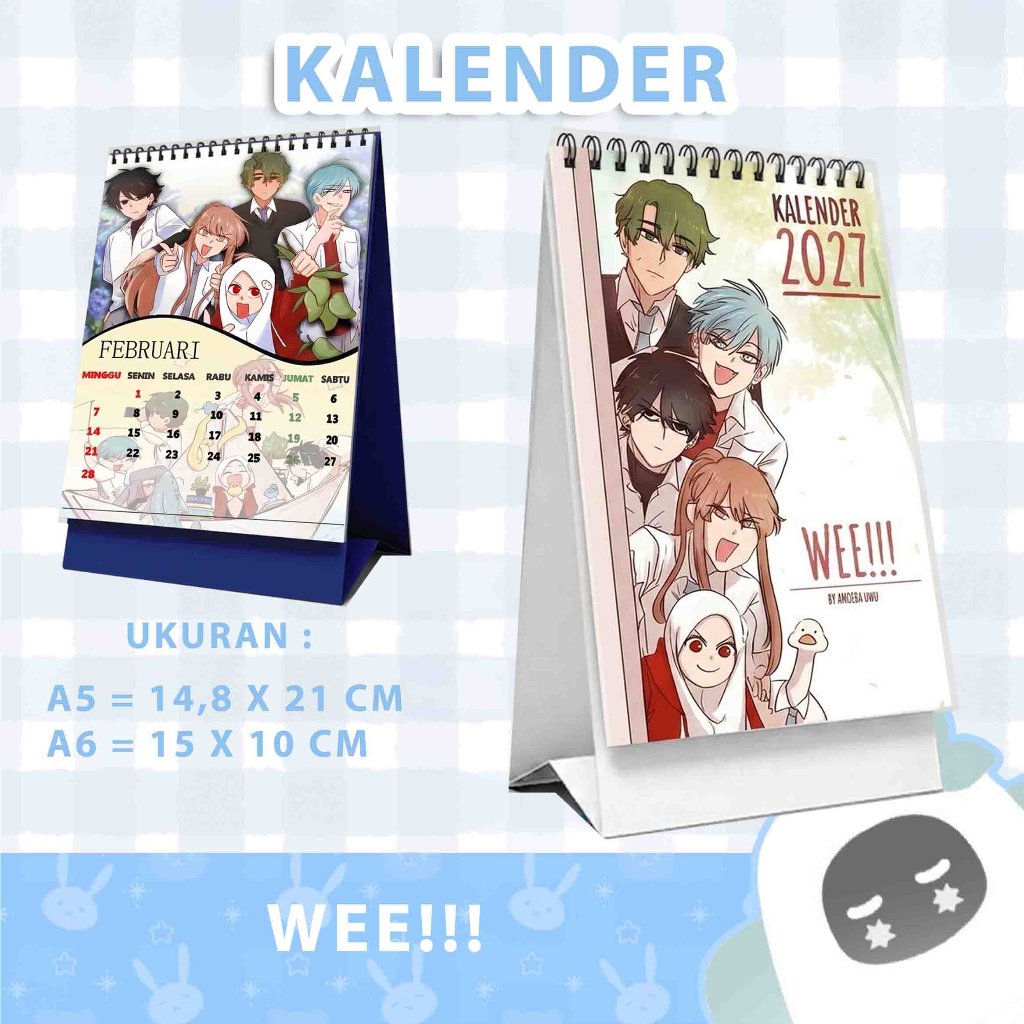 CALENDAR/ KALENDER MEJA DUDUK WEBTOON WEE