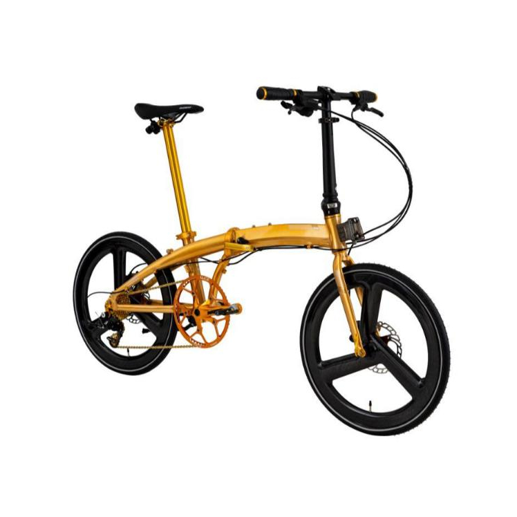 Sepeda Lipat 20 451 Element ECOSMO 11 GOLD SULTAN EDITION LIMITED