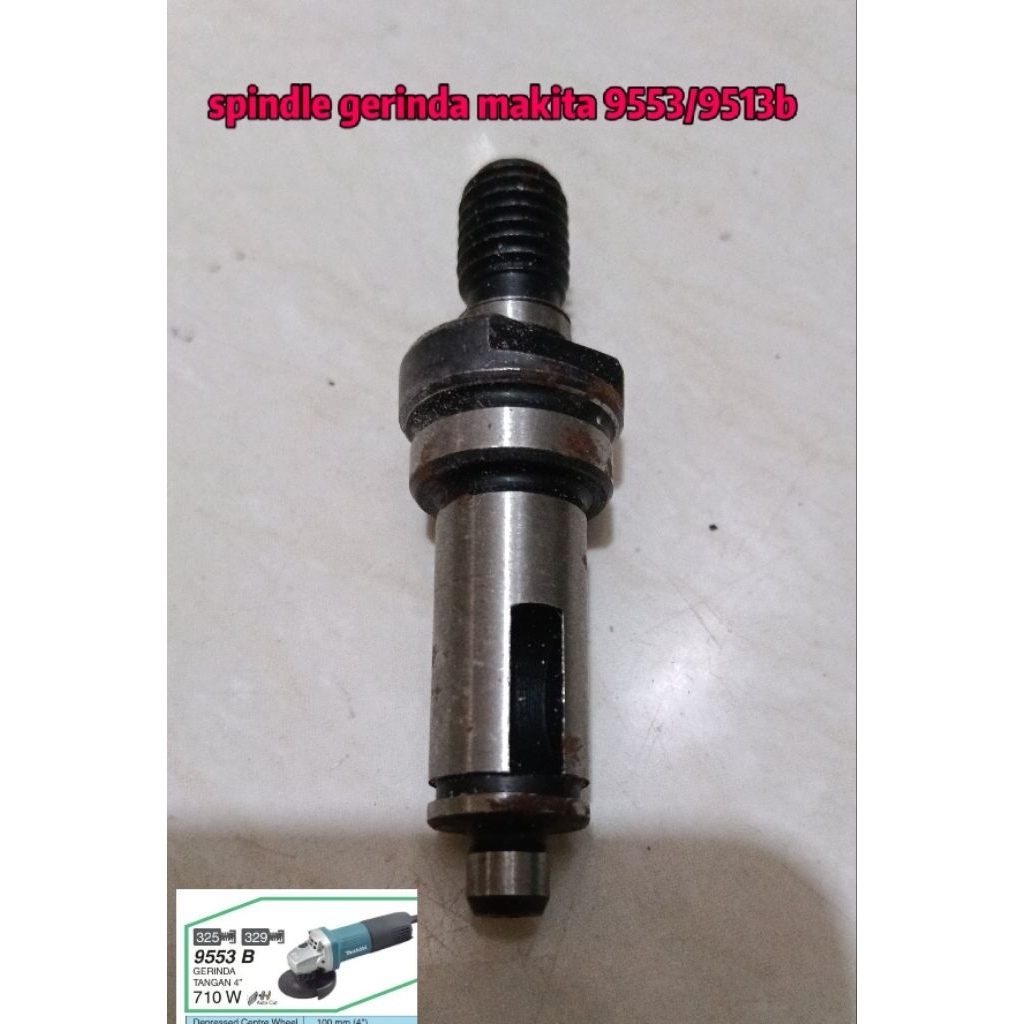 AS SPINDLE MESIN GERINDA TANGAN MAKITA 9553B / AS SPINDLE