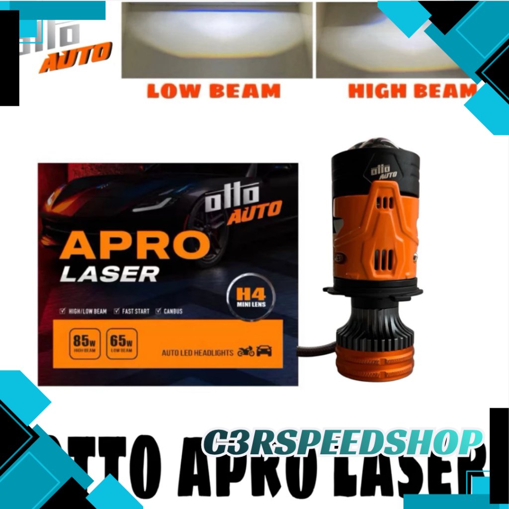 OTTO AUTO APRO LASER H4 HIGH BEAM SELENOID