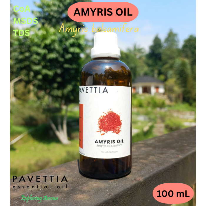 100 ml - Amyris oil - Minyak amyris (Amyris balsamifera) - Essential oil / Minyak atsiri