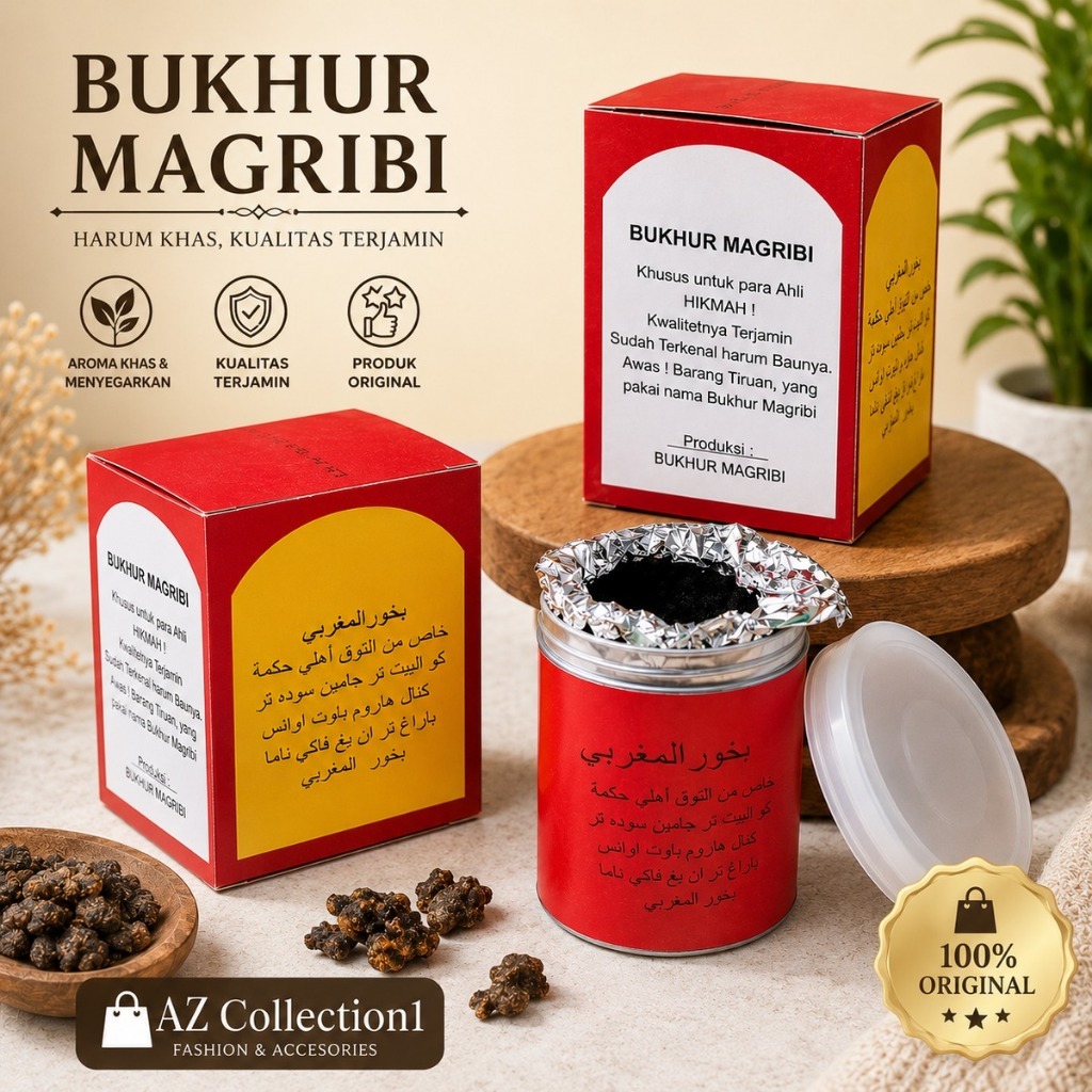 Dupa Buhur Magribi Original Isi Hitam Serbuk 75 Gram